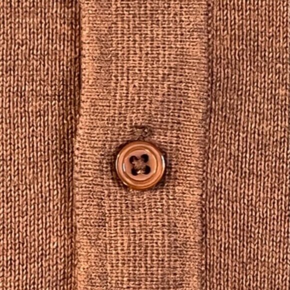 JOS A BANK Men's Signature Collection Pima Cotton Collared Polo Sweater Rust XXL - Picture 4 of 9